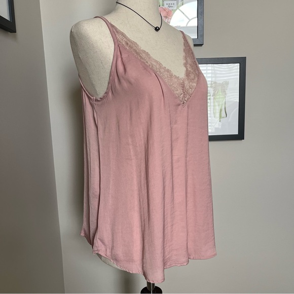 🪷 Vintage Mossimo Satin/Silky Camisole Tank Top - Picture 5 of 12